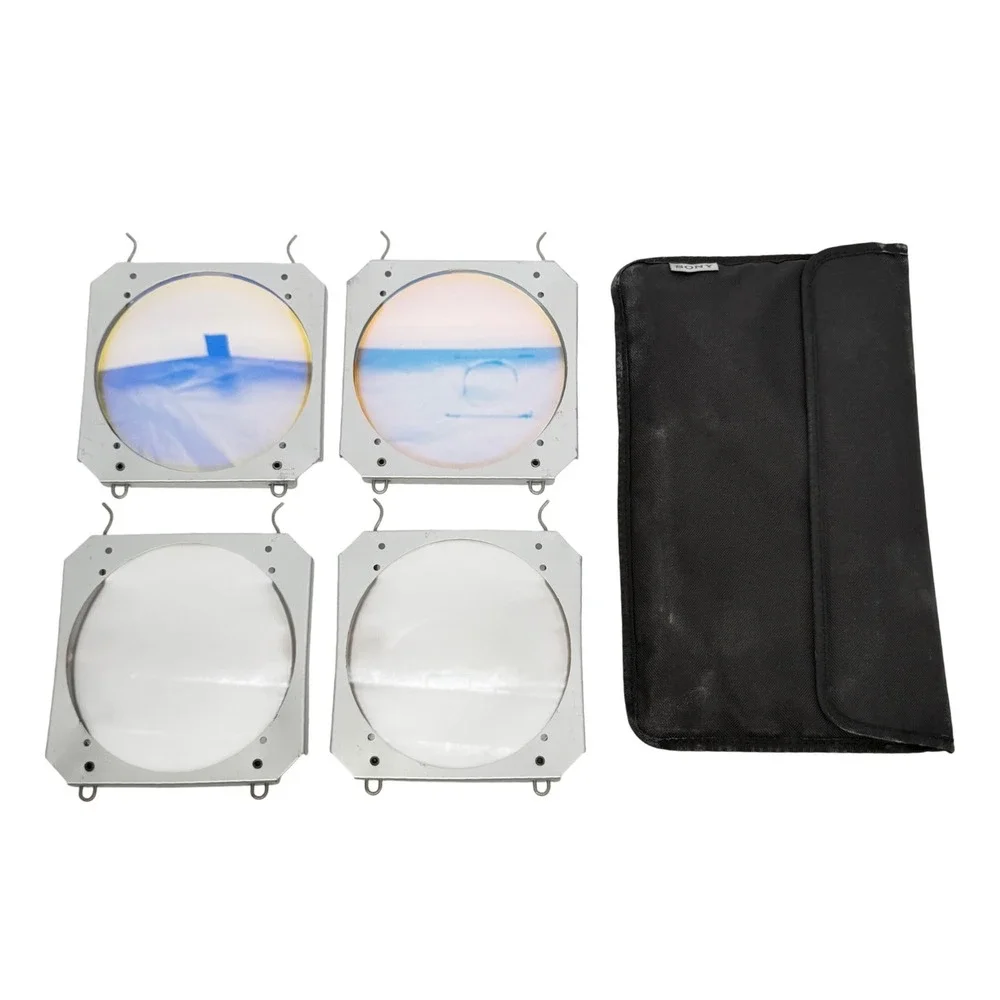 Lowel Dichroic and Diffusion Filter Set 4.75in Square Metal Frame with Case